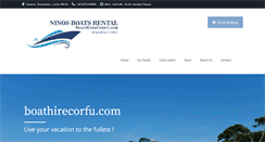 Desktop Screenshot of boathirecorfu.com