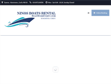 Tablet Screenshot of boathirecorfu.com